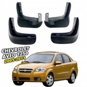 Бризковики для Chevrolet Aveo 2005+ Седан   Бризковики для Chevrolet Aveo 2005+ Седан